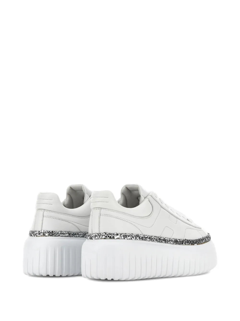 Hogan Lace-Up Platform — White — Size US M 3.5 - US W 5 — Detail View