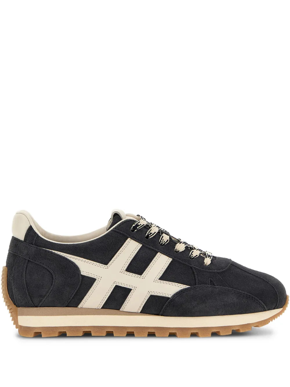 Hogan H671 86Er Lace-Up Fastening — Blue — Size US M 3.5 - US W 5 — Front View