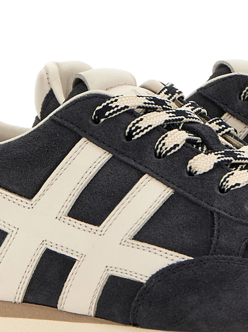 Hogan H671 86Er Lace-Up Fastening — Blue — Size US M 3.5 - US W 5 — Detail View