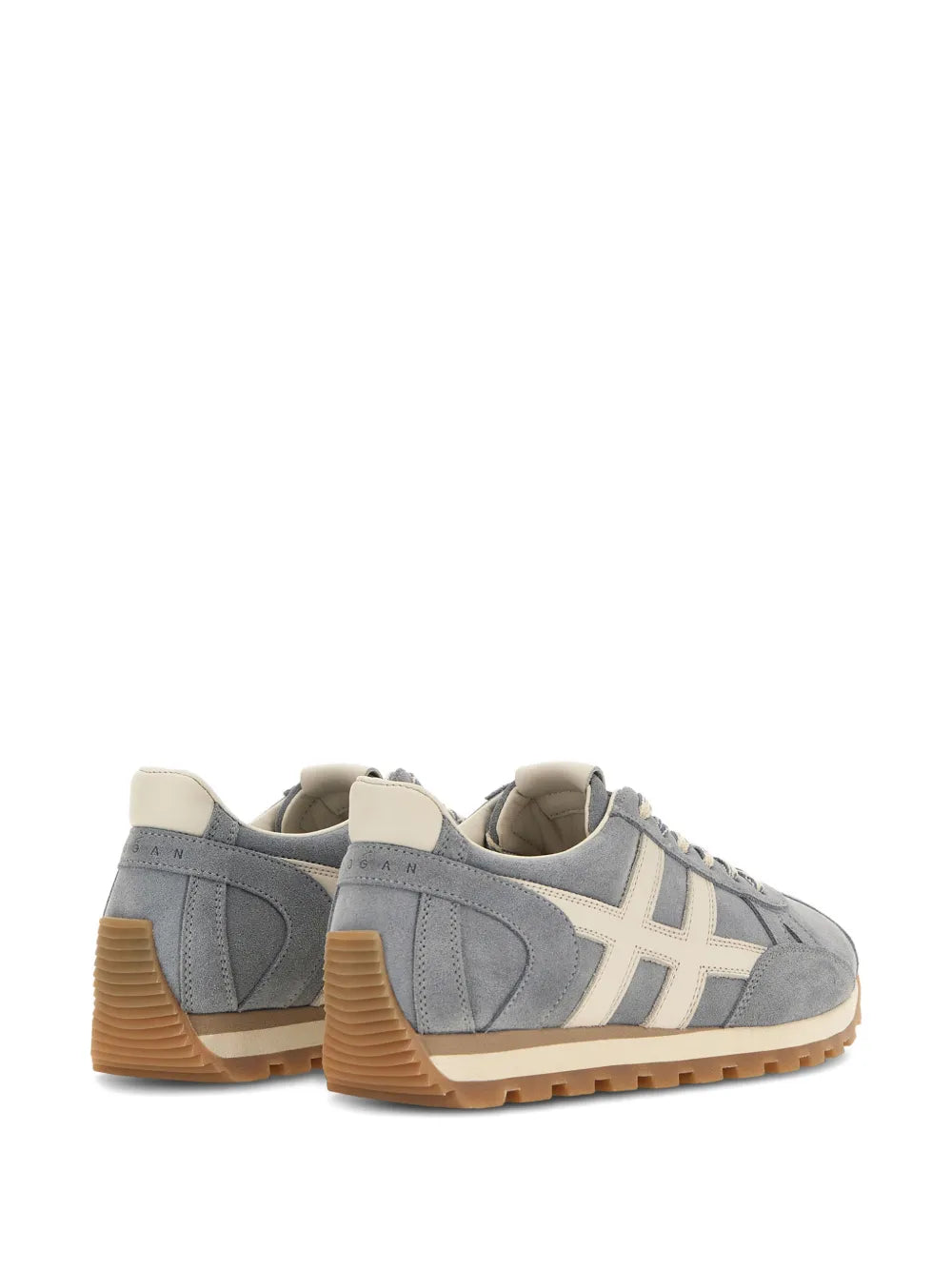 Hogan H671 Suede — Grey — Size US M 3.5 - US W 5 — Back View