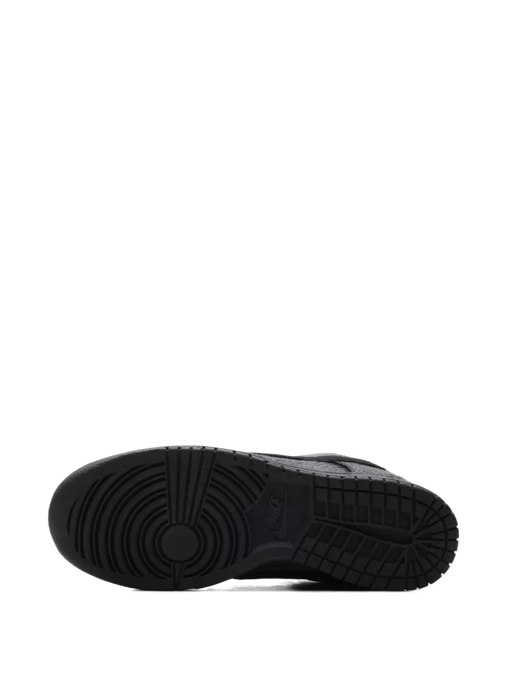 Nike Dunk Low Croc-Effect Low-Tops — Black — Size US M 3.5 - US W 5 — Lifestyle View