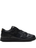 Nike Dunk Low Croc-Effect Low-Tops — Black — Size US M 3.5 - US W 5 — Front View