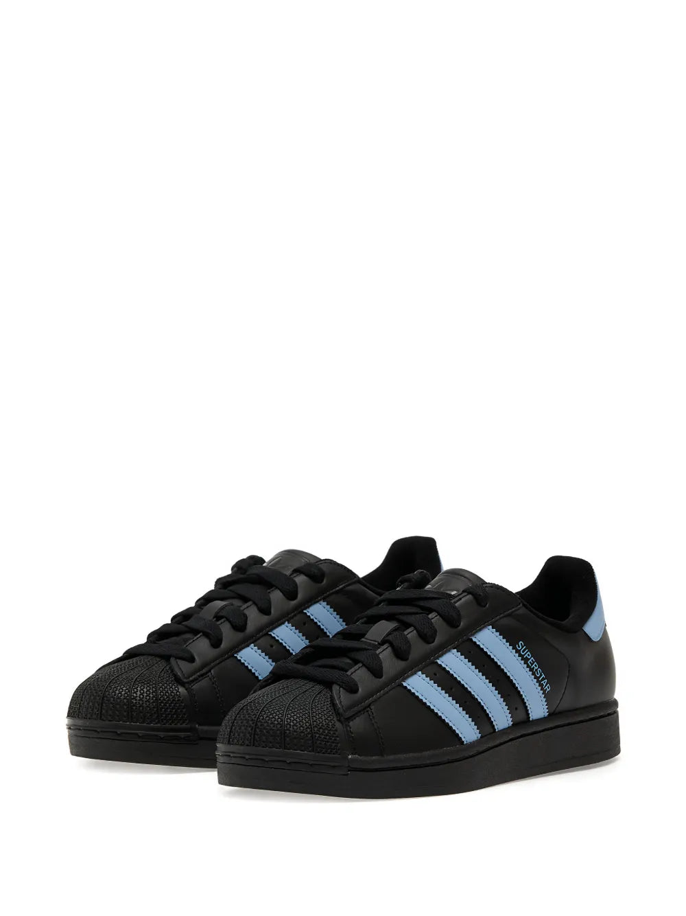 adidas Superstar Ii Leather — Black — Size US M 3.5 - US W 5 — Side View