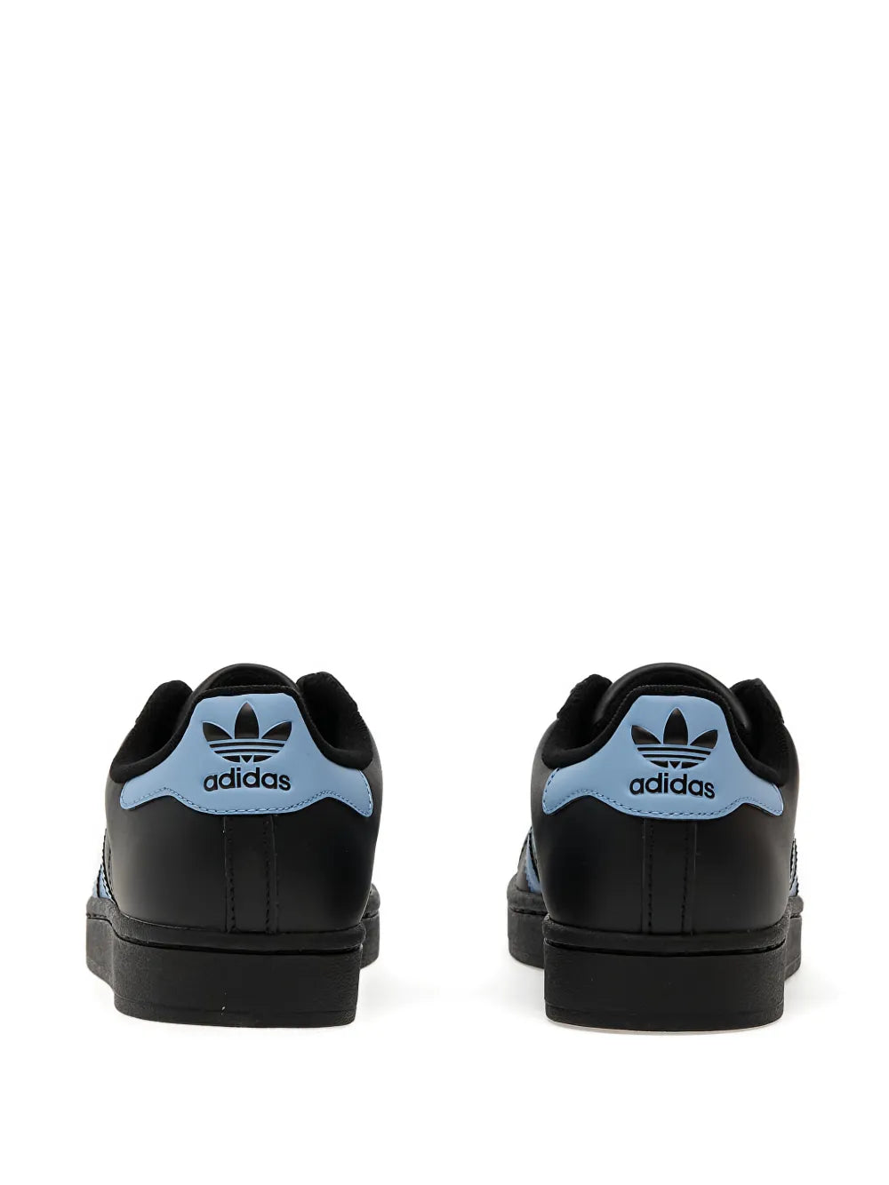 adidas Superstar Ii Leather — Black — Size US M 3.5 - US W 5 — Back View