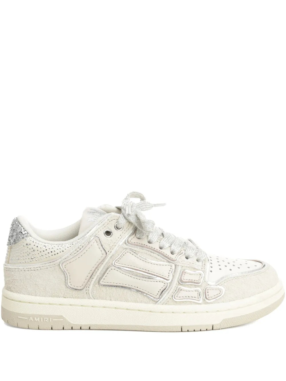 AMIRI Glitter-Detail — White — Size US M 3.5 - US W 5 — Front View