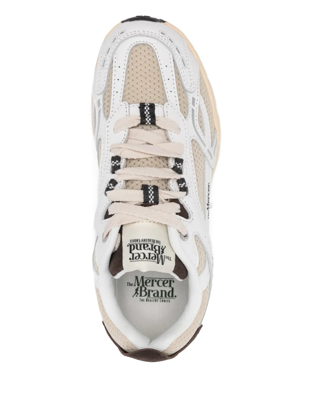 MERCIER Re-Run Vintage — White — Size US M 3.5 - US W 5 — Top View