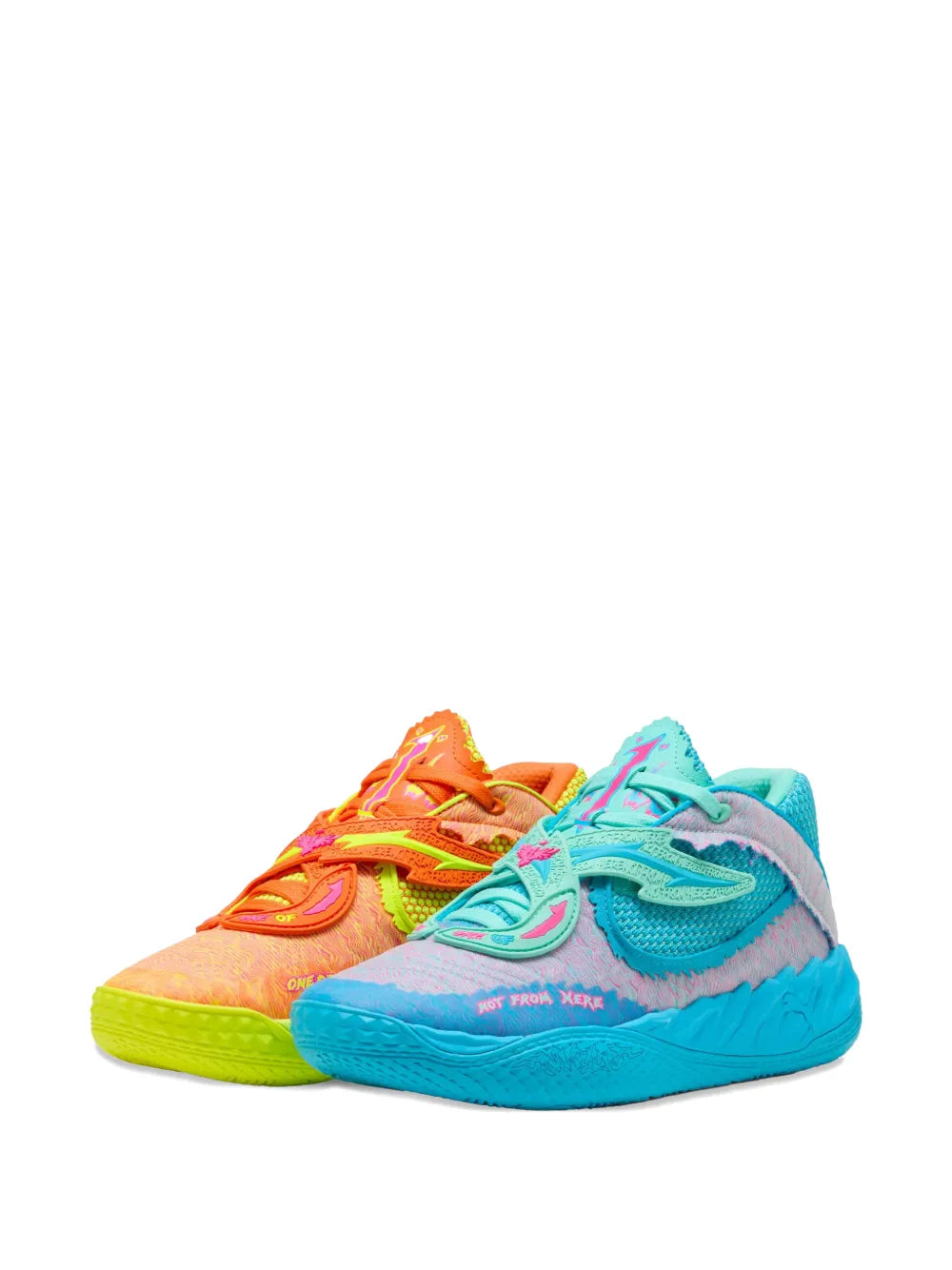 PUMA Mb.05 Rick & Morty Low-Tops — Blue — Size US M 3.5 - US W 5 — Side View