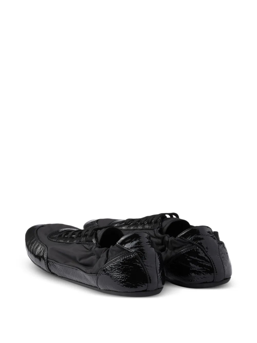 Prada Collapse Re-Nylon — Black — Size US M 3.5 - US W 5 — Top View