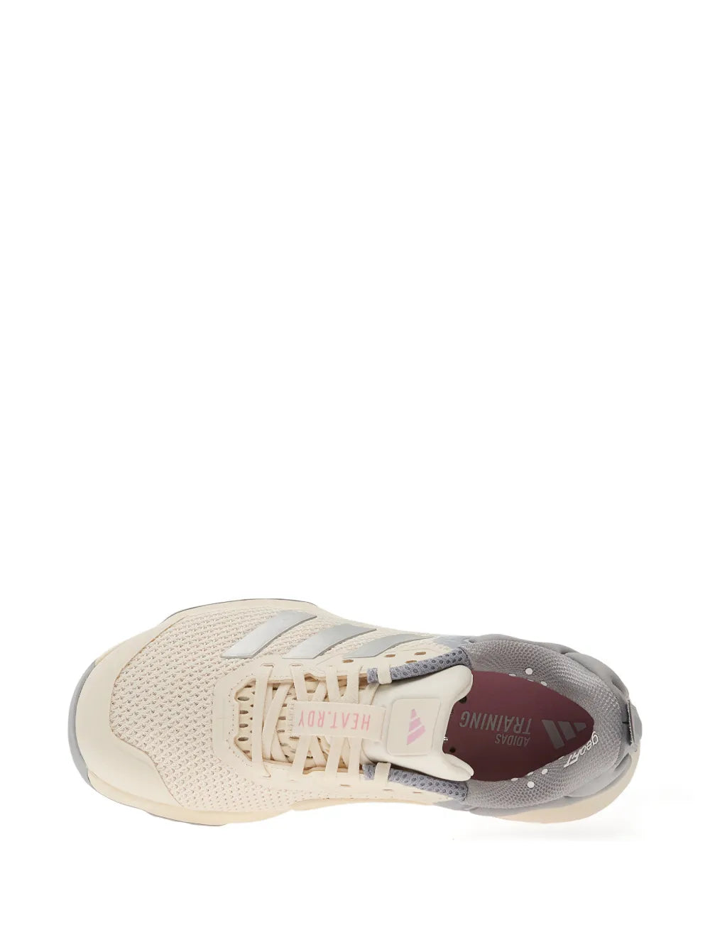 adidas Stripes Dropset 3 — White — Size US M 3.5 - US W 5 — Top View