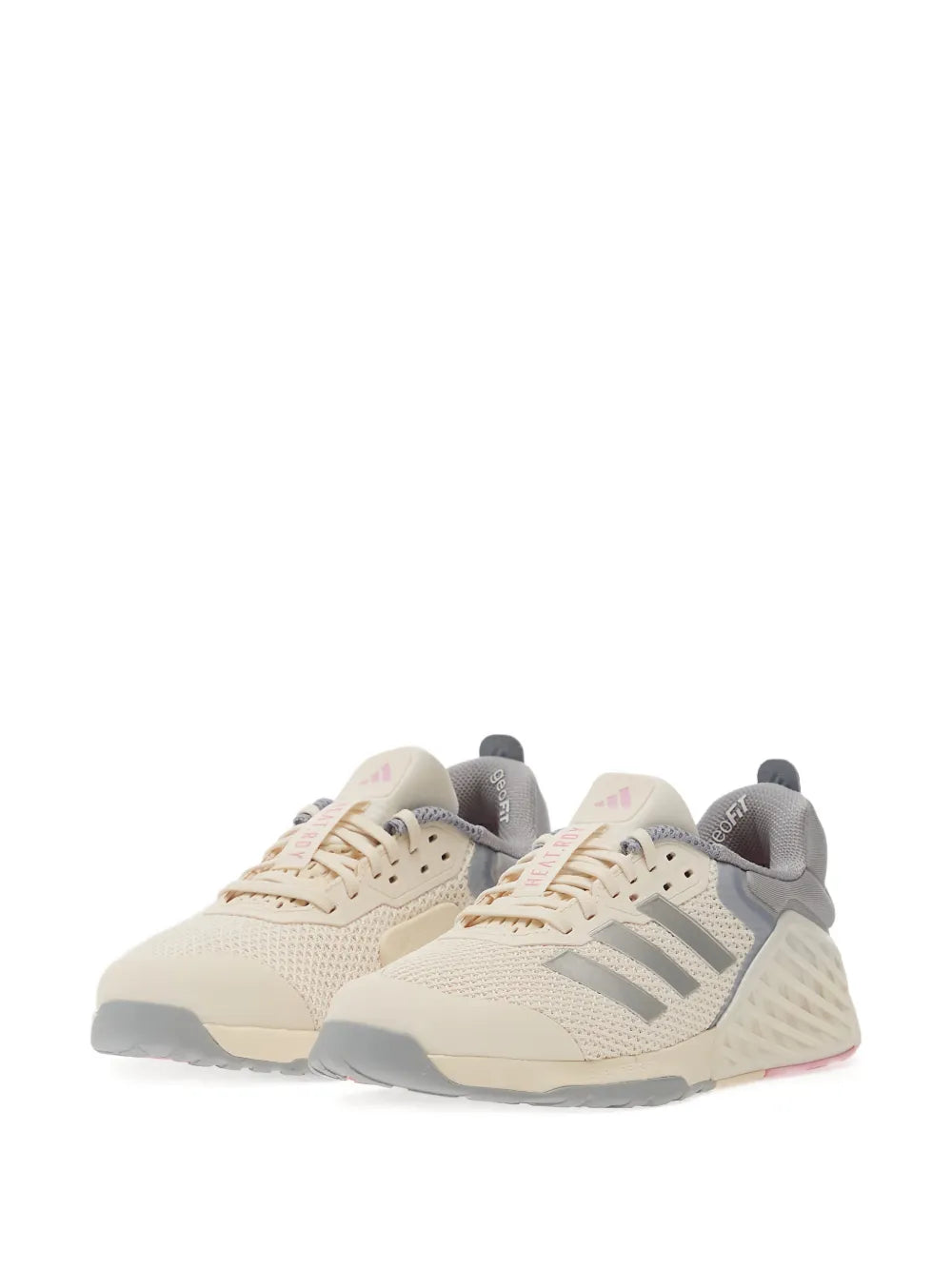 adidas Stripes Dropset 3 — White — Size US M 3.5 - US W 5 — Side View
