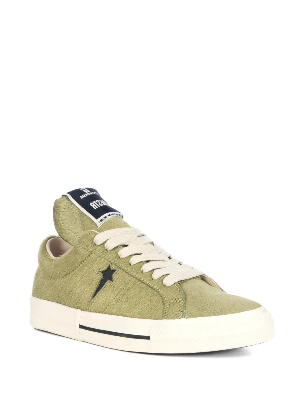 Rick Owens DRKSHDW X Converse One Star Pro — Green — Size US M 3.5 - US W 5 — Side View