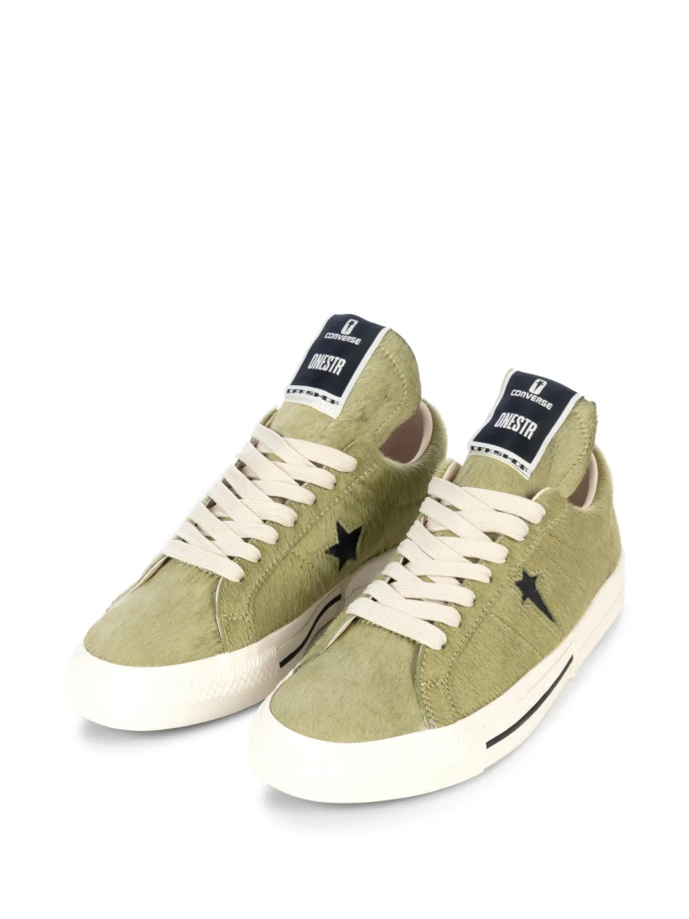 Rick Owens DRKSHDW X Converse One Star Pro — Green — Size US M 3.5 - US W 5 — Top View