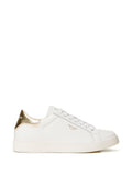 TWINSET Lace-Up Logo-Detail — White — Size US M 3.5 - US W 5 — Front View