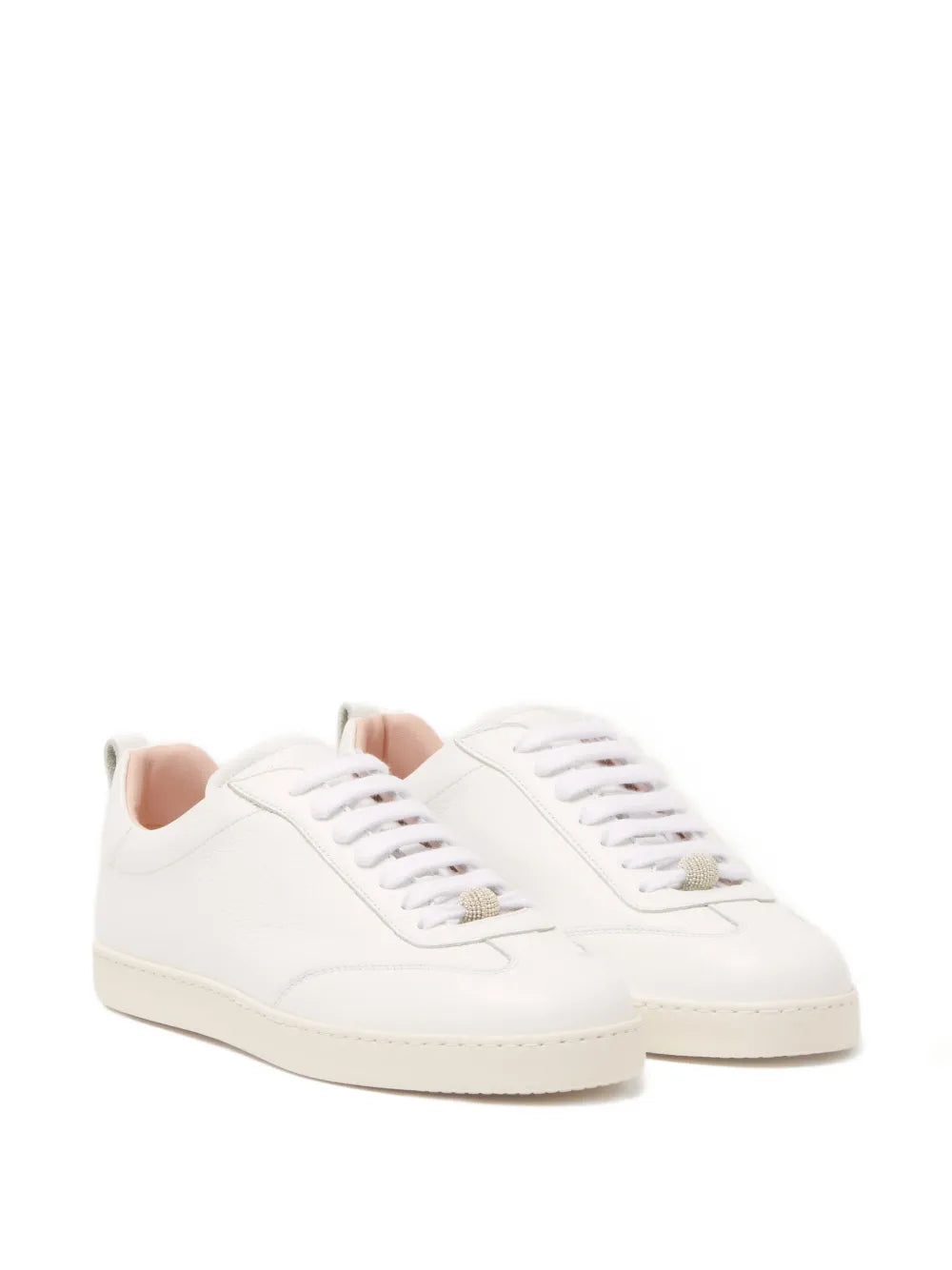 Fabiana Filippi Embellished-Detail — White — Size US M 3.5 - US W 5 — Side View