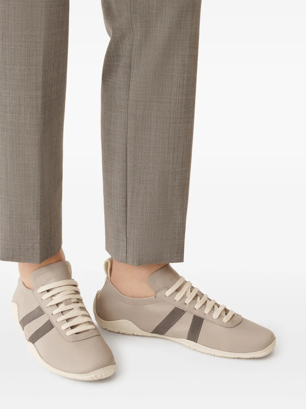 Fabiana Filippi Striped — Grey — Size US M 3.5 - US W 5 — Top View