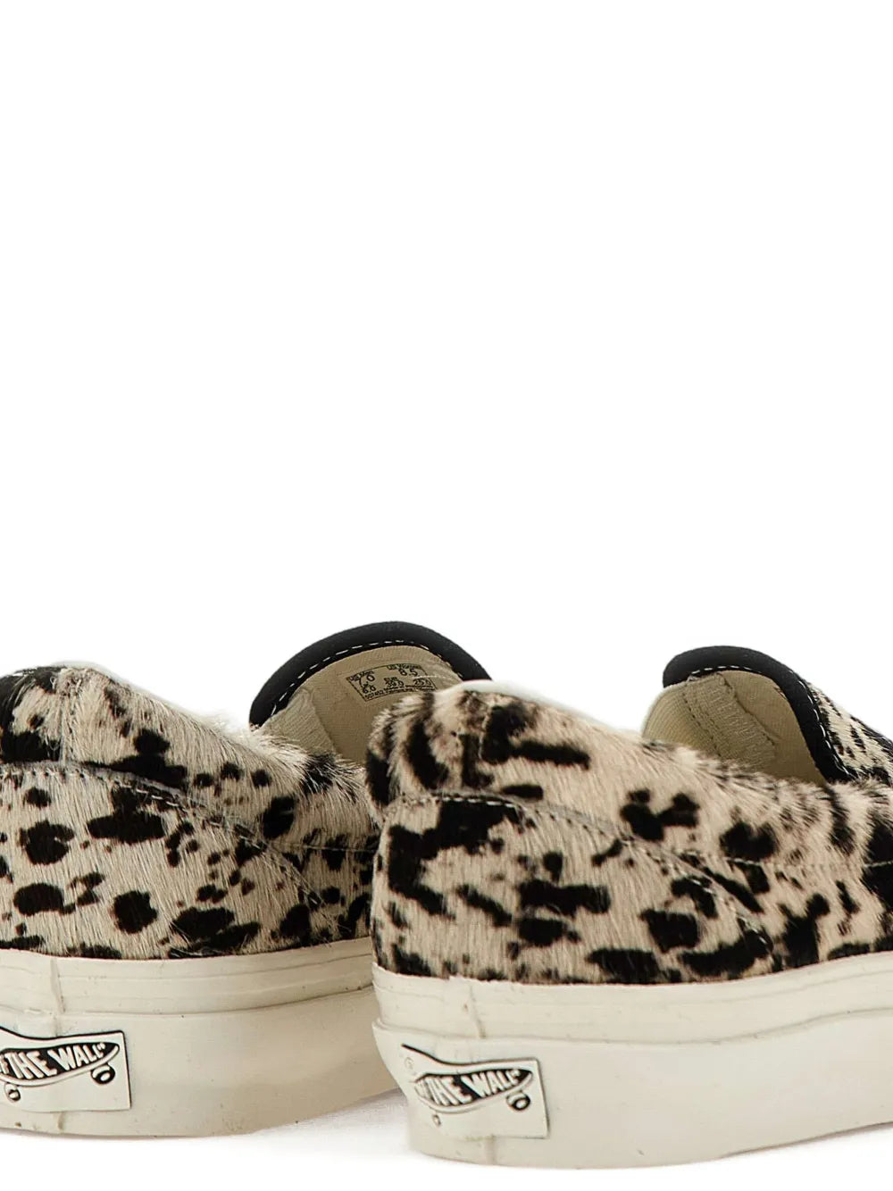 Vans Pony Hair Cowhide Trainers — Red — Size US M 3.5 - US W 5 — Detail View