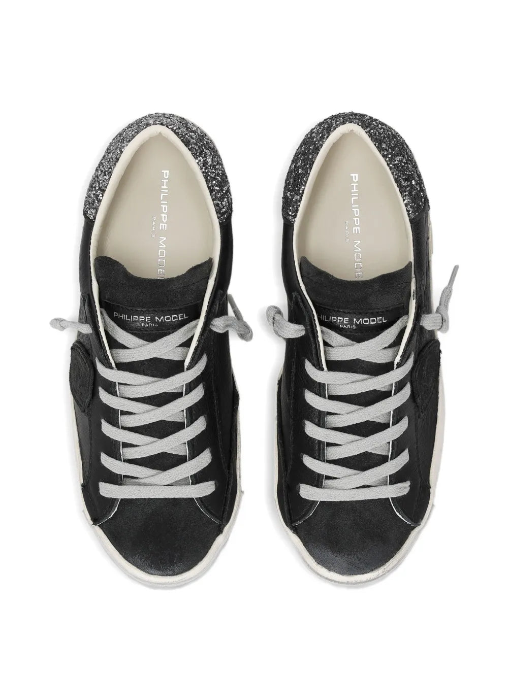 Philippe Model Paris Prsx Lace-Up — Black — Size US M 3.5 - US W 5 — Top View