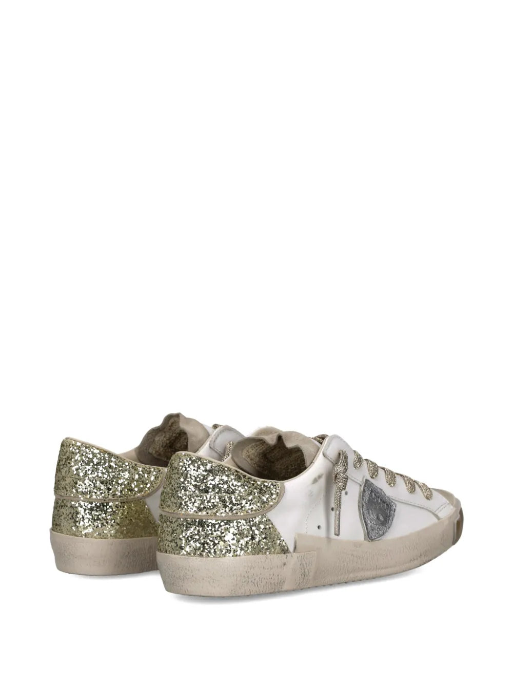 Philippe Model Paris Prsx Lace-Up — White — Size US M 3.5 - US W 5 — Back View