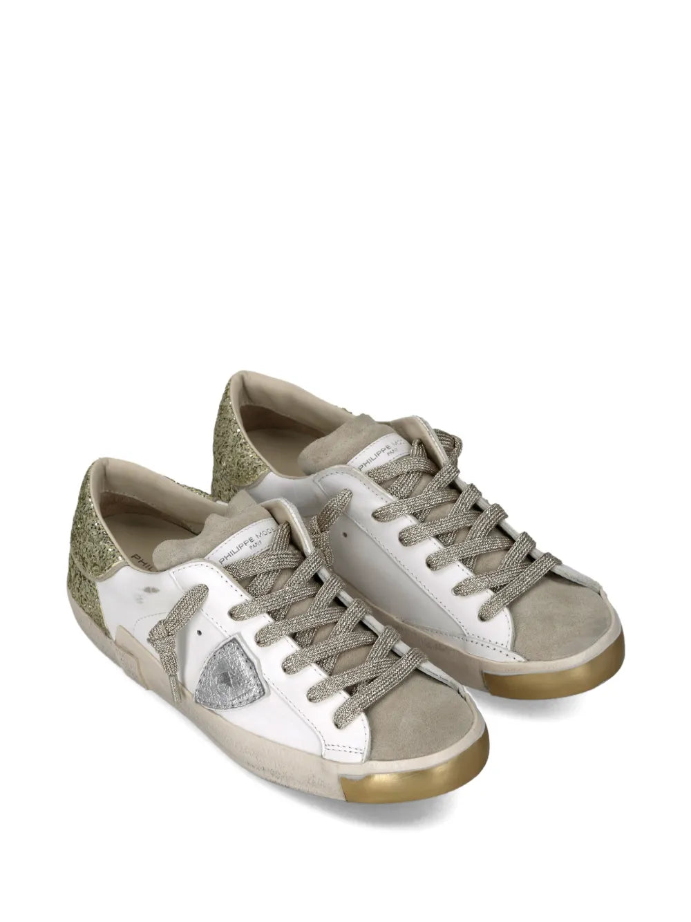 Philippe Model Paris Prsx Lace-Up — White — Size US M 3.5 - US W 5 — Side View