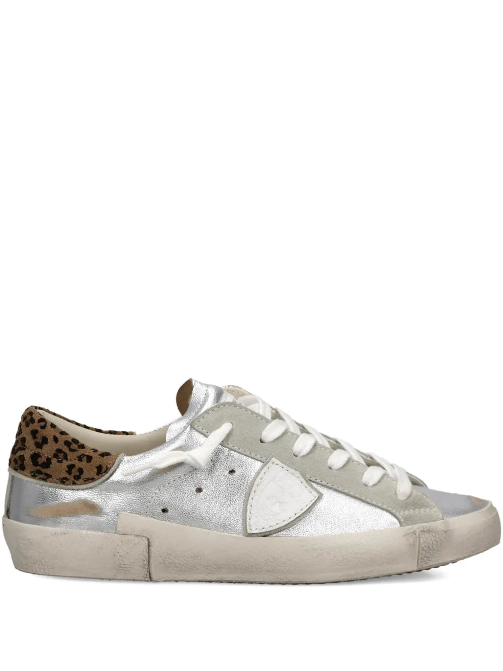 Philippe Model Paris Prsx Leopard-Print Low Trainers — Same as shown — Size US M 3.5 - US W 5 — Front View