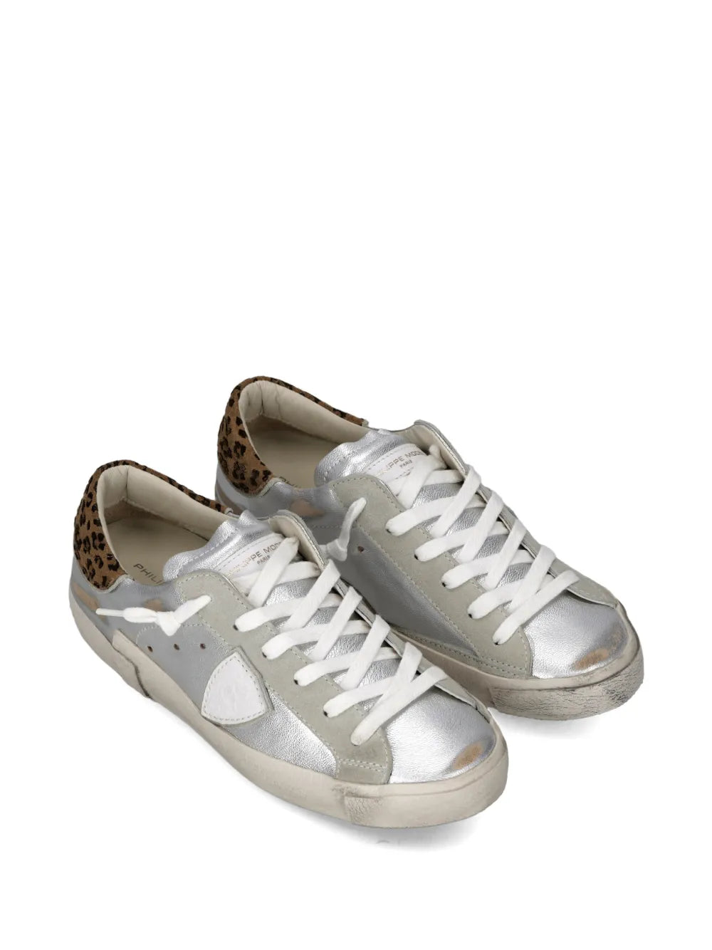 Philippe Model Paris Prsx Leopard-Print Low Trainers — Same as shown — Size US M 3.5 - US W 5 — Side View