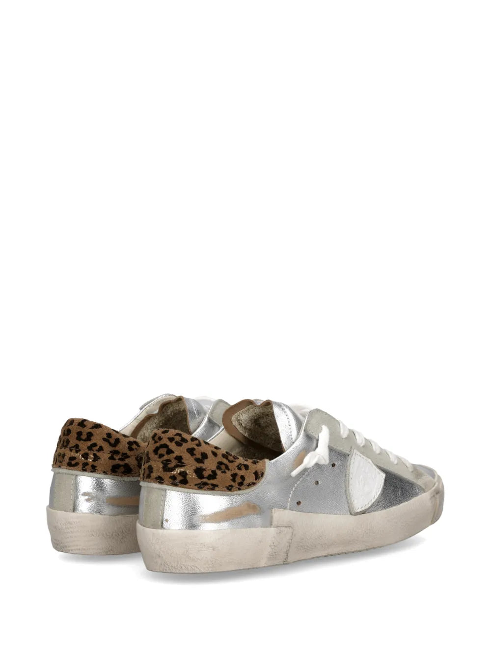 Philippe Model Paris Prsx Leopard-Print Low Trainers — Same as shown — Size US M 3.5 - US W 5 — Back View