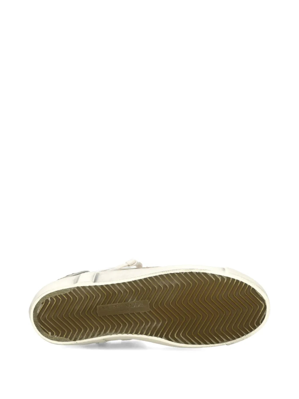 Philippe Model Paris Animal Print Prsx Low Trainers — White — Size US M 3.5 - US W 5 — Detail View