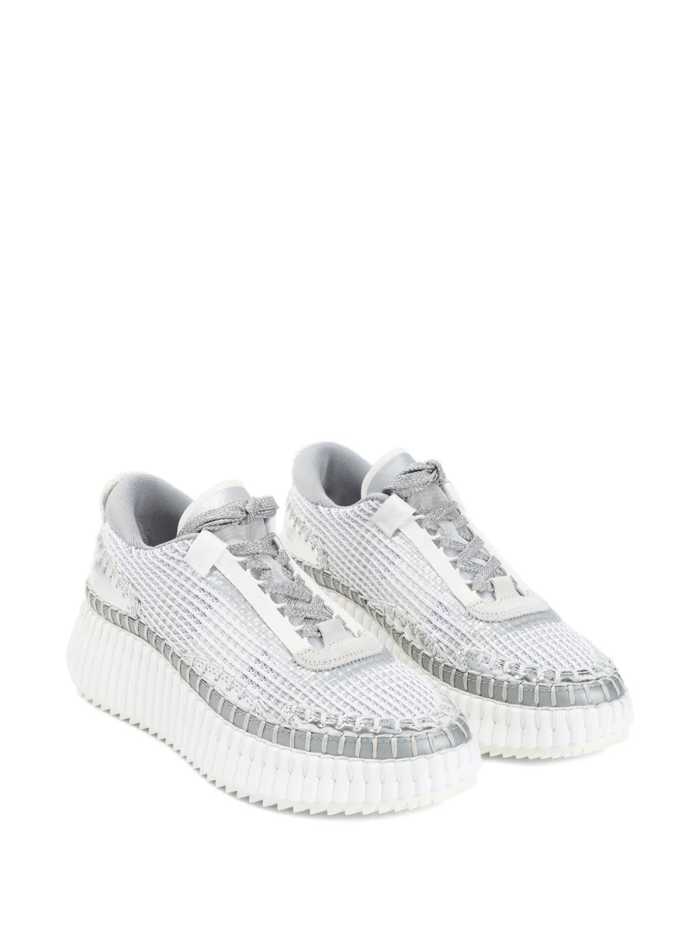 Chlo ama Platform — Grey — Size US M 3.5 - US W 5 — Side View
