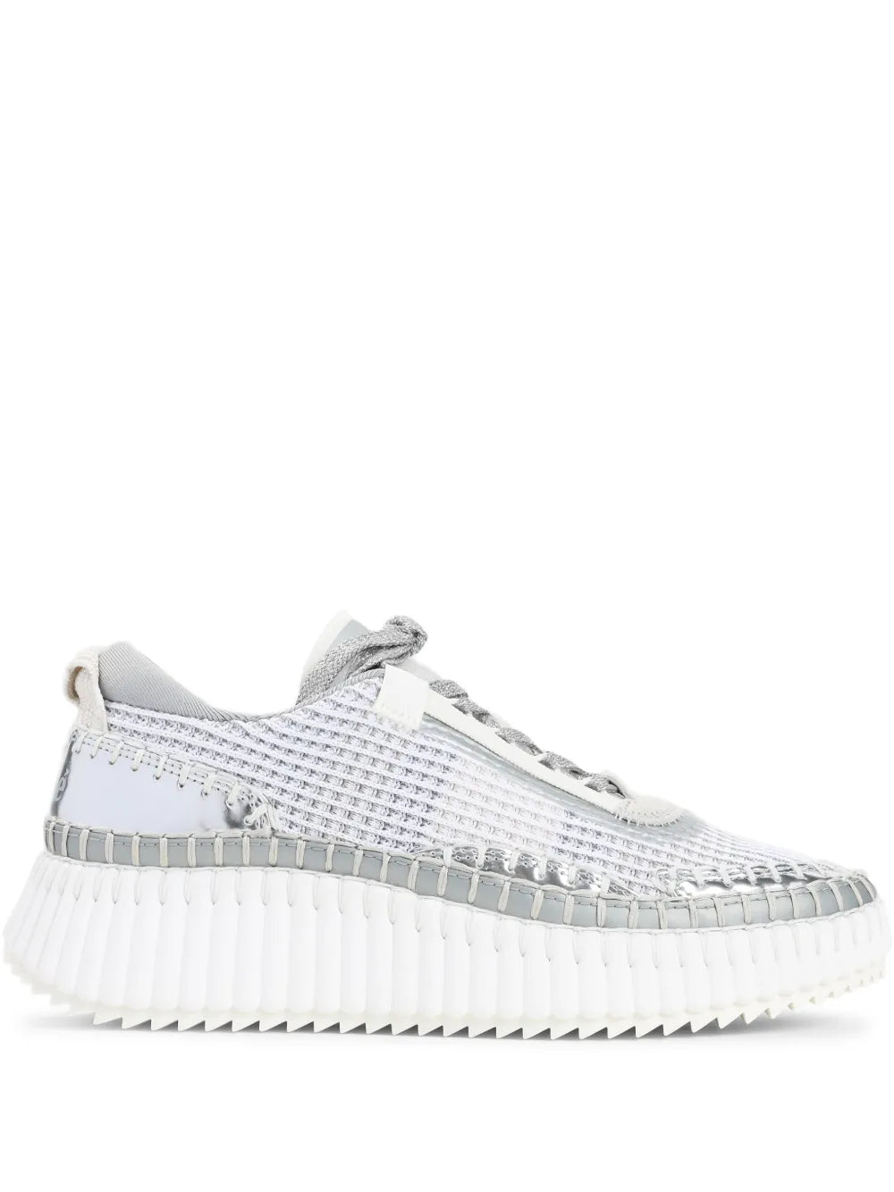 Chlo ama Platform — Grey — Size US M 3.5 - US W 5 — Front View