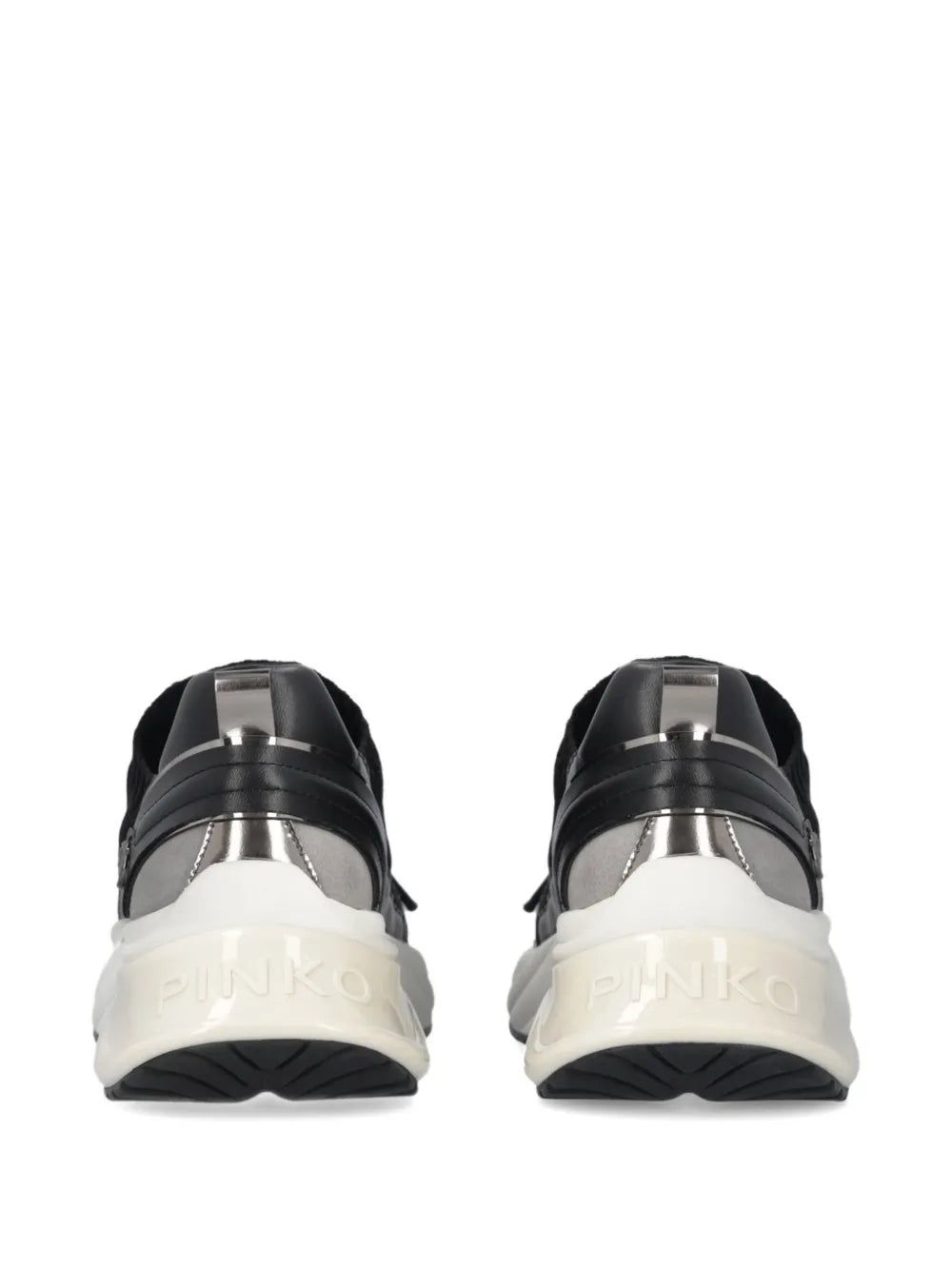 PINKO Ariel Lace-Up Panelled — Black — Size US M 3.5 - US W 5 — Top View