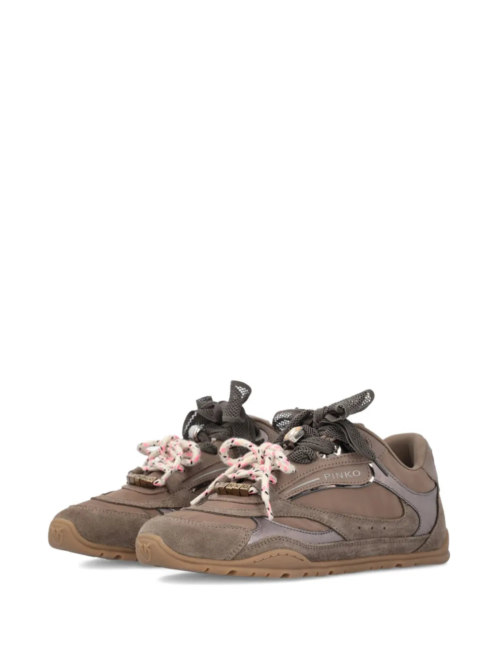 PINKO Lace-Up — Dark Brown — Size US M 3.5 - US W 5 — Detail View