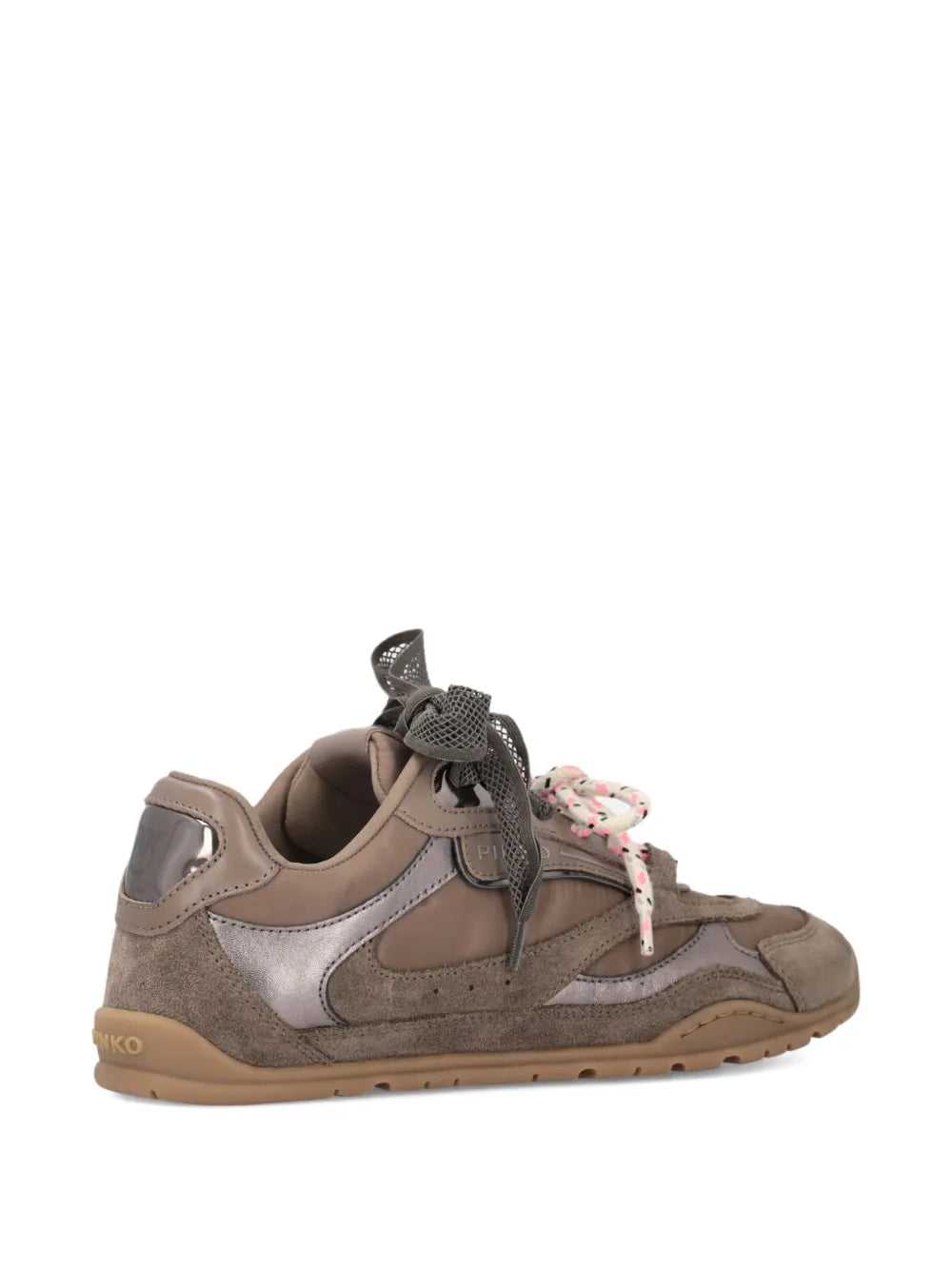 PINKO Lace-Up — Dark Brown — Size US M 3.5 - US W 5 — Back View