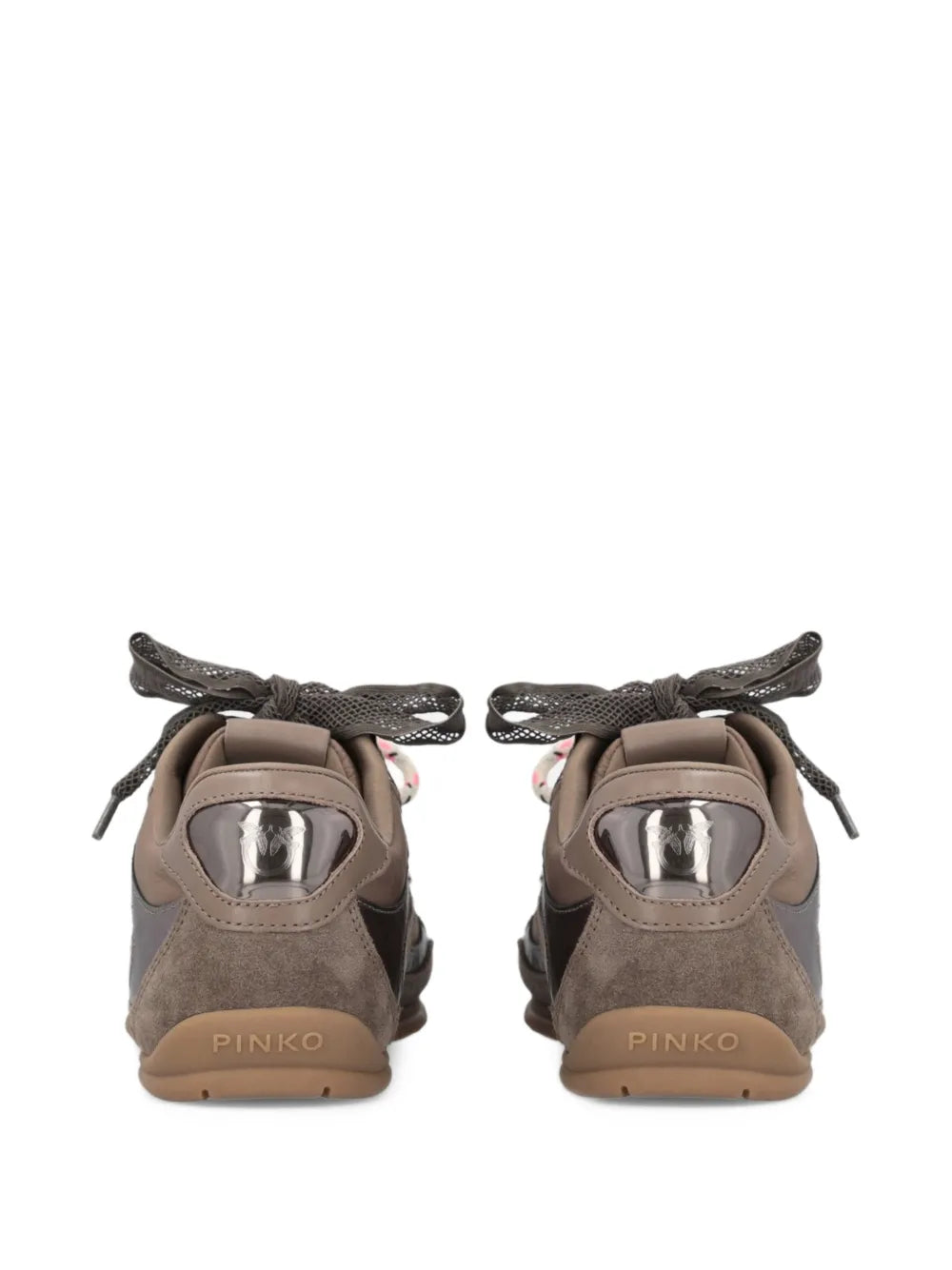 PINKO Lace-Up — Dark Brown — Size US M 3.5 - US W 5 — Top View