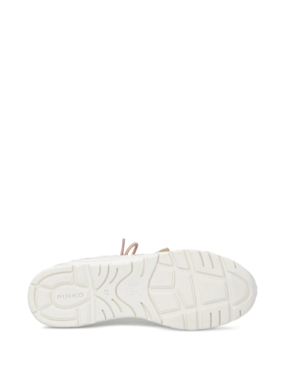 PINKO Logo-Lettering Lace-Up — White — Size US M 3.5 - US W 5 — Detail View