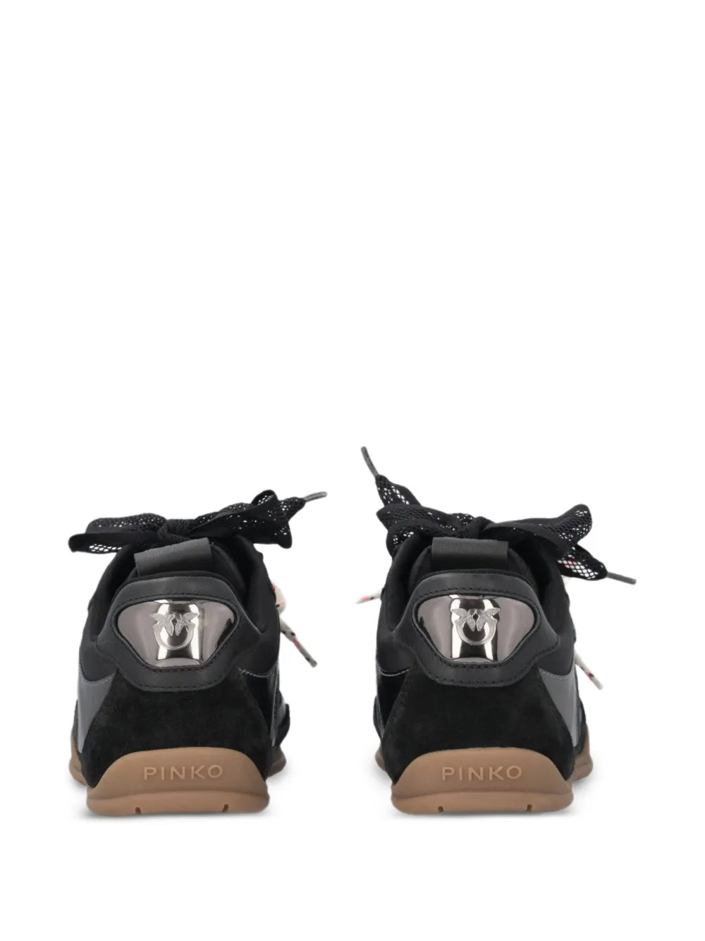 PINKO Lace-Up Panelled — Black — Size US M 3.5 - US W 5 — Top View