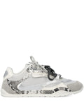PINKO Logo Lace-Up — Grey — Size US M 3.5 - US W 5 — Front View