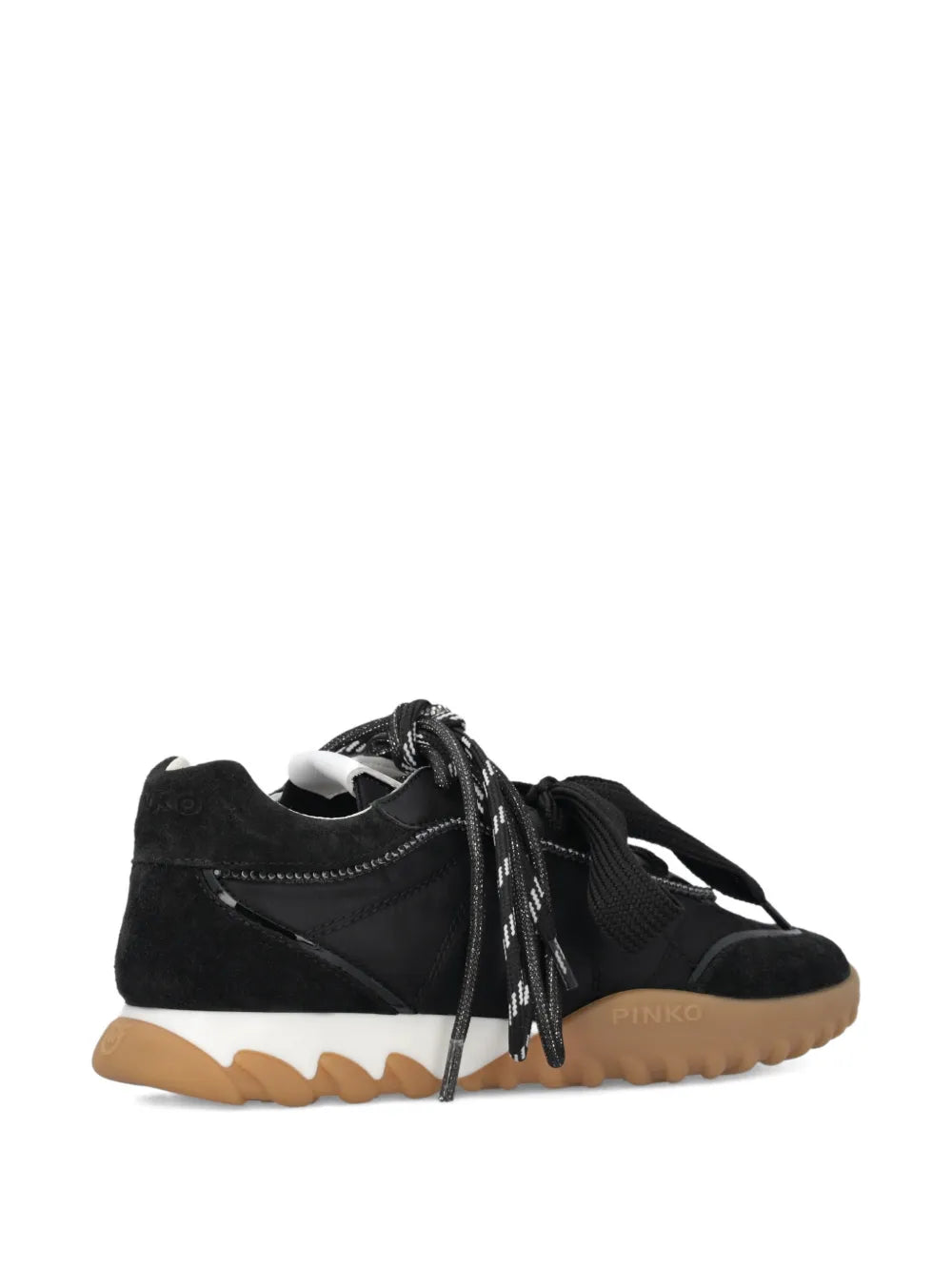 PINKO Lace-Up Black — Black — Size US M 3.5 - US W 5 — Back View