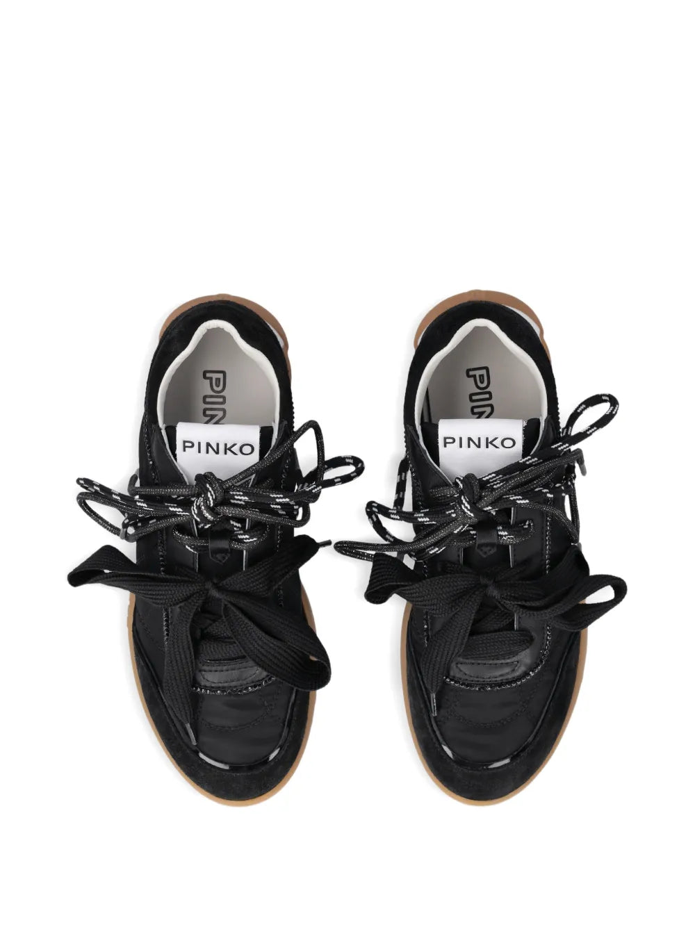 PINKO Lace-Up Black — Black — Size US M 3.5 - US W 5 — Detail View