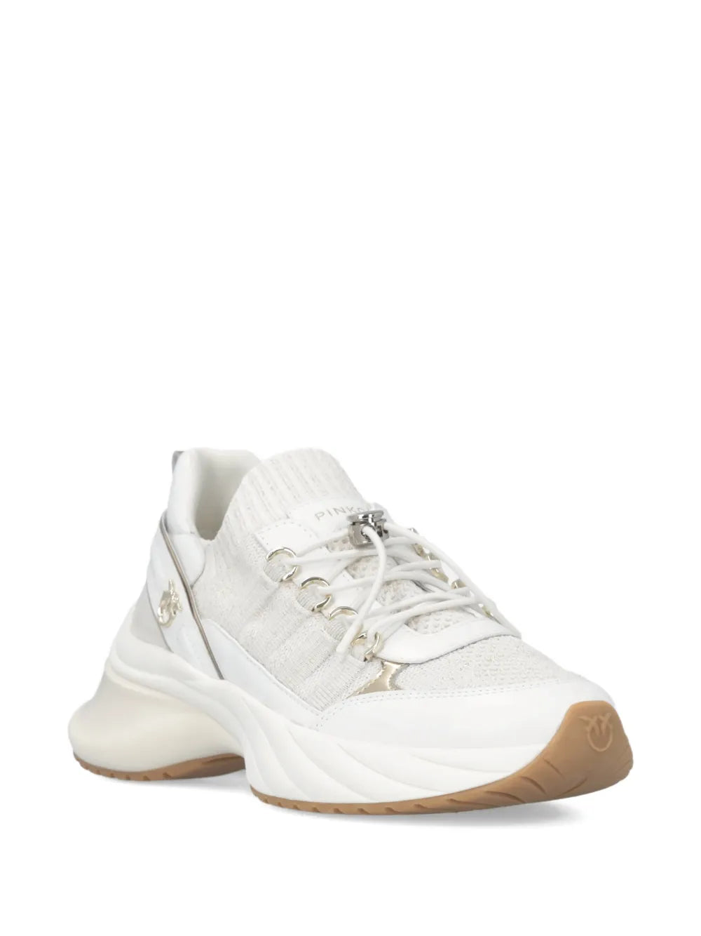 PINKO Ariel Lace-Up — White — Size US M 3.5 - US W 5 — Side View