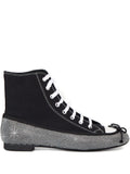 Marco De Vincenzo Crystal-Embellished Lace-Up — Black — Size US M 3.5 - US W 5 — Front View