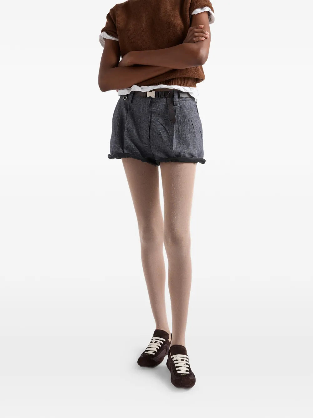 Prada Montecarlo Re-Edition 2005 — Brown — Size US M 3.5 - US W 5 — Detail View