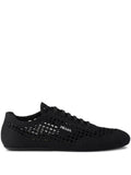 Prada Round-Toe Lace-Up — Black — Size US M 3.5 - US W 5 — Front View