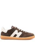 Hogan Cool Suede — Dark Brown — Size US M 3.5 - US W 5 — Front View