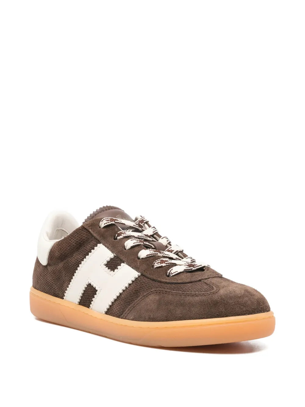 Hogan Cool Suede — Dark Brown — Size US M 3.5 - US W 5 — Side View