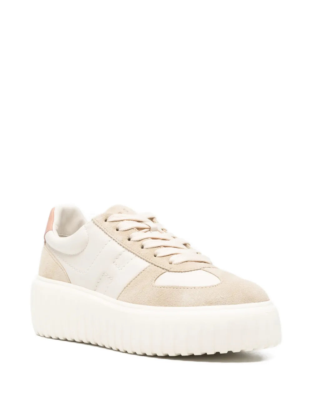 Hogan H-Stripe Platform — Cream — Size US M 3.5 - US W 5 — Side View