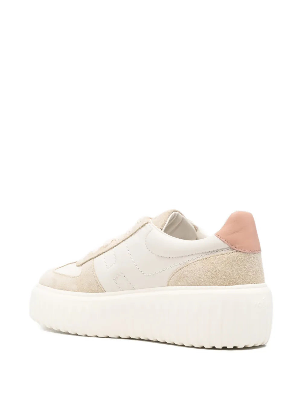 Hogan H-Stripe Platform — Cream — Size US M 3.5 - US W 5 — Back View
