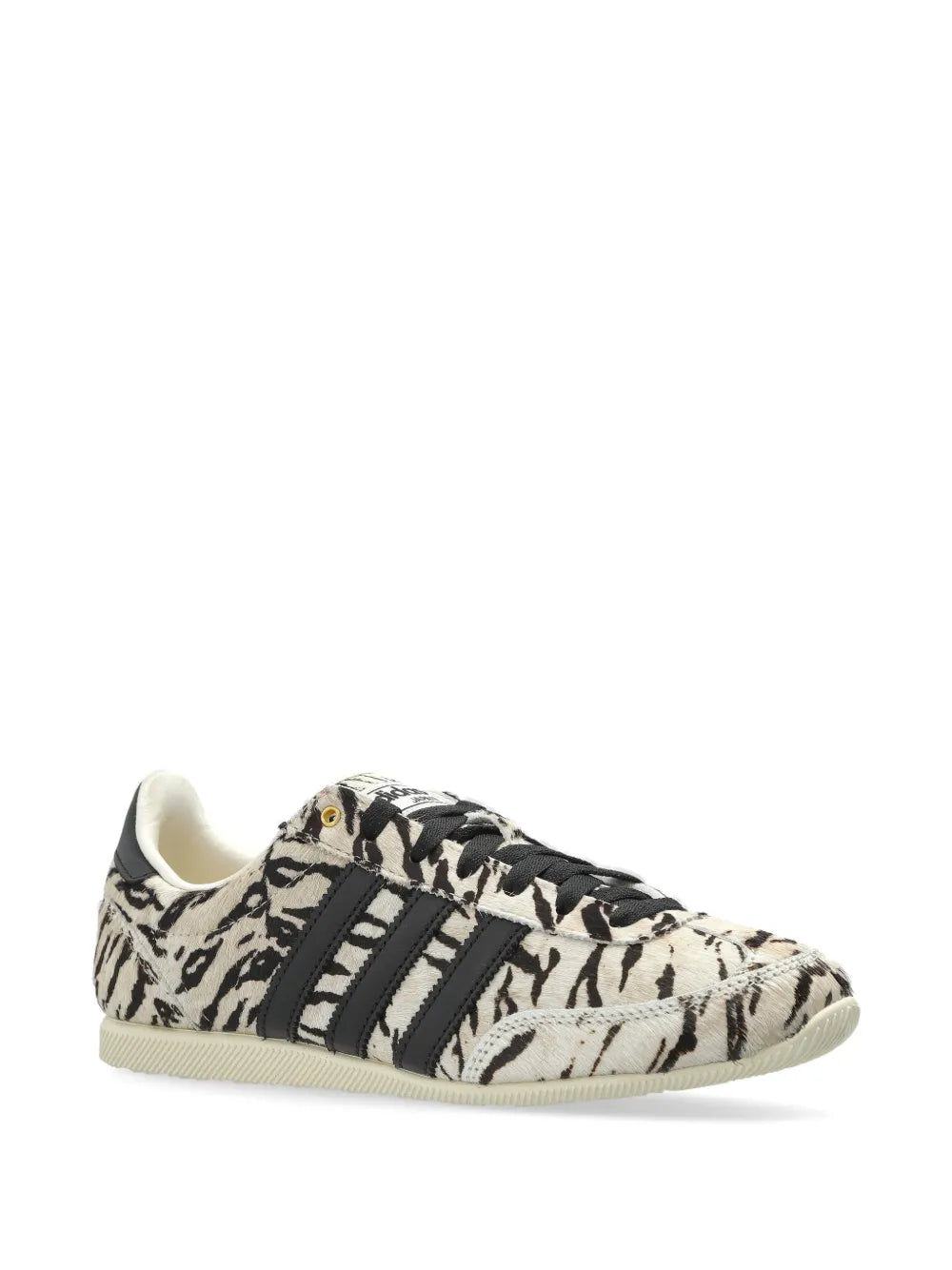 adidas Striped Three Stripe Trainers — White — Size US M 3.5 - US W 5 — Side View