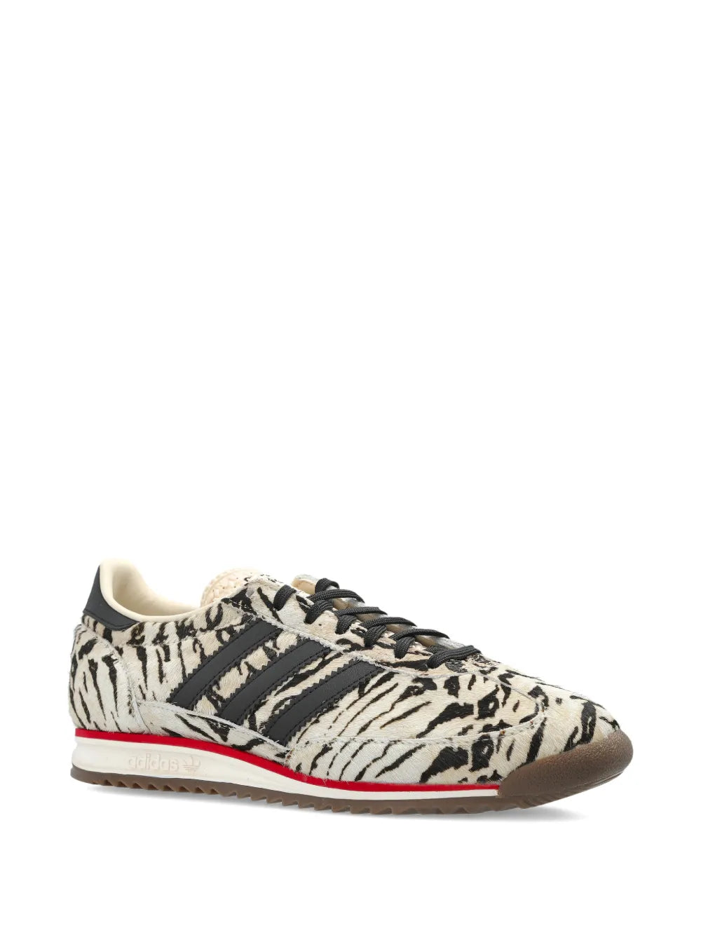 adidas Sl 72 Og Animal-Print Leather — White — Size US M 3.5 - US W 5 — Side View