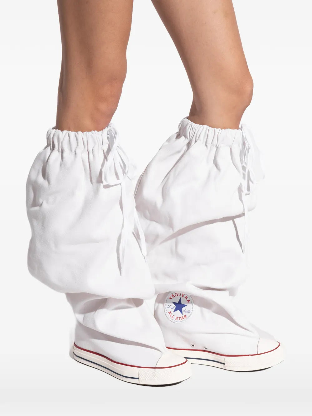 Converse X Vaquera Chuck Taylor All Star Xhi Slouch — White — Size US M 3.5 - US W 5 — Detail View