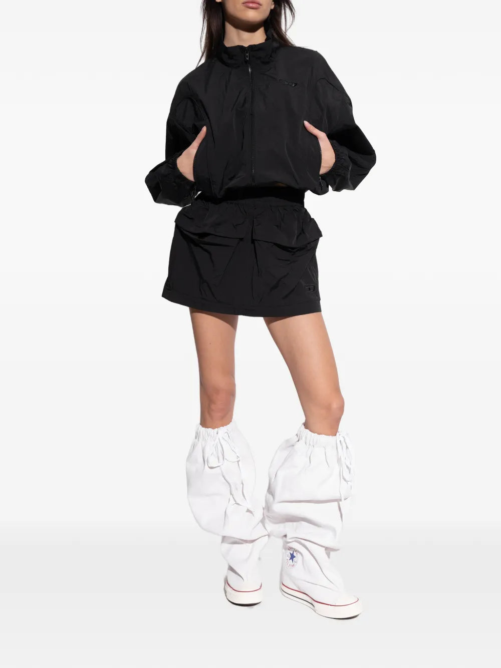 Converse X Vaquera Chuck Taylor All Star Xhi Slouch — White — Size US M 3.5 - US W 5 — Lifestyle View